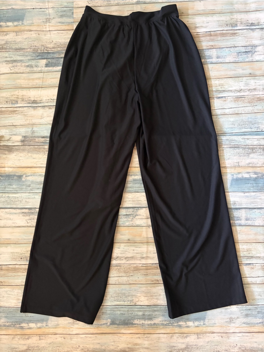 SPANX Pantalón Bod-A-Bing Black Wide-Leg Size XL - Picture 3 of 6